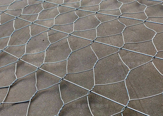 Caselle a maglia di gabione 50g-1200g/m2 Maglia esagonale a doppia torsione tessuta per la protezione delle piante