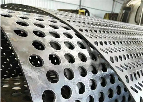 Acciaio al carbonio tenero, lamiere di acciaio perforato, fori rotondi per recinzioni protettive